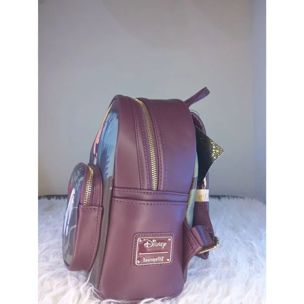 NWT Loungefly Disney Exclusive Sleeping Beauty Aurora Scene Mini Backpack - Picture 2 of 3